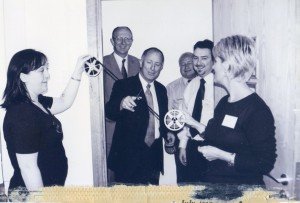 Launch - cutting the tape