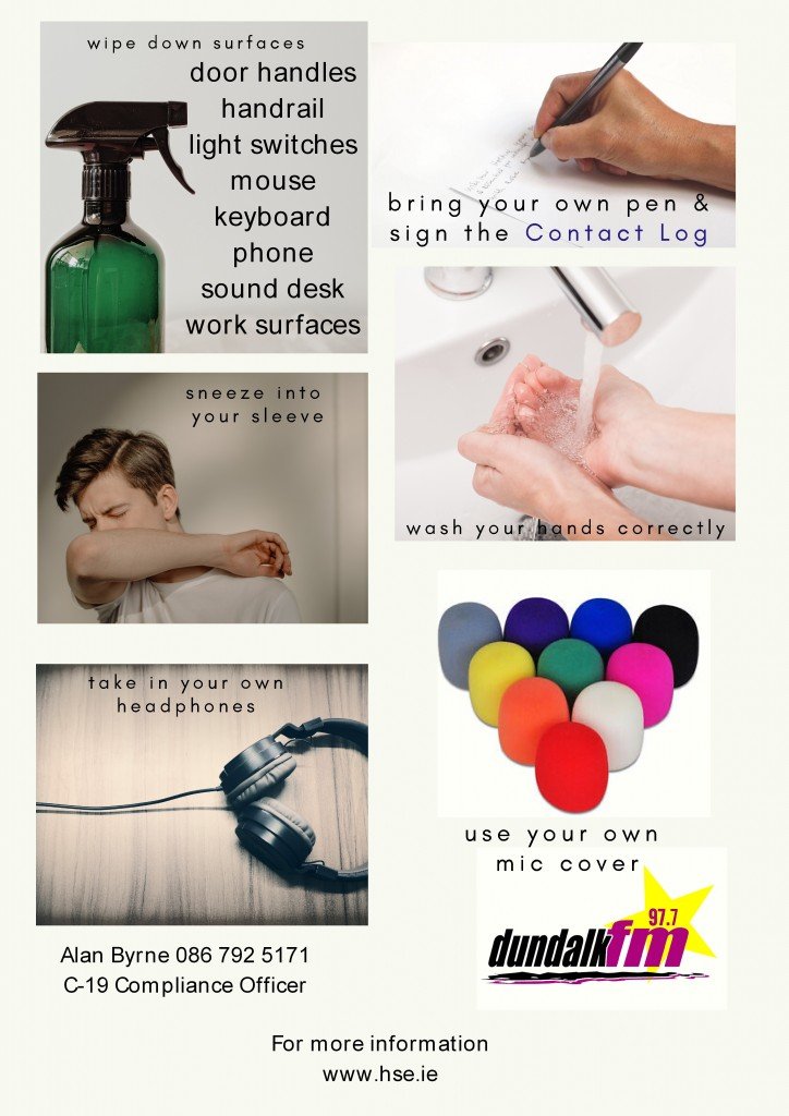Covid Poster 1 Dundalk FM