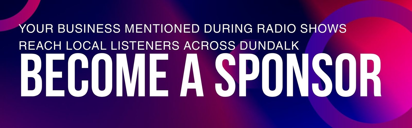 BECOME A SPONSOR
