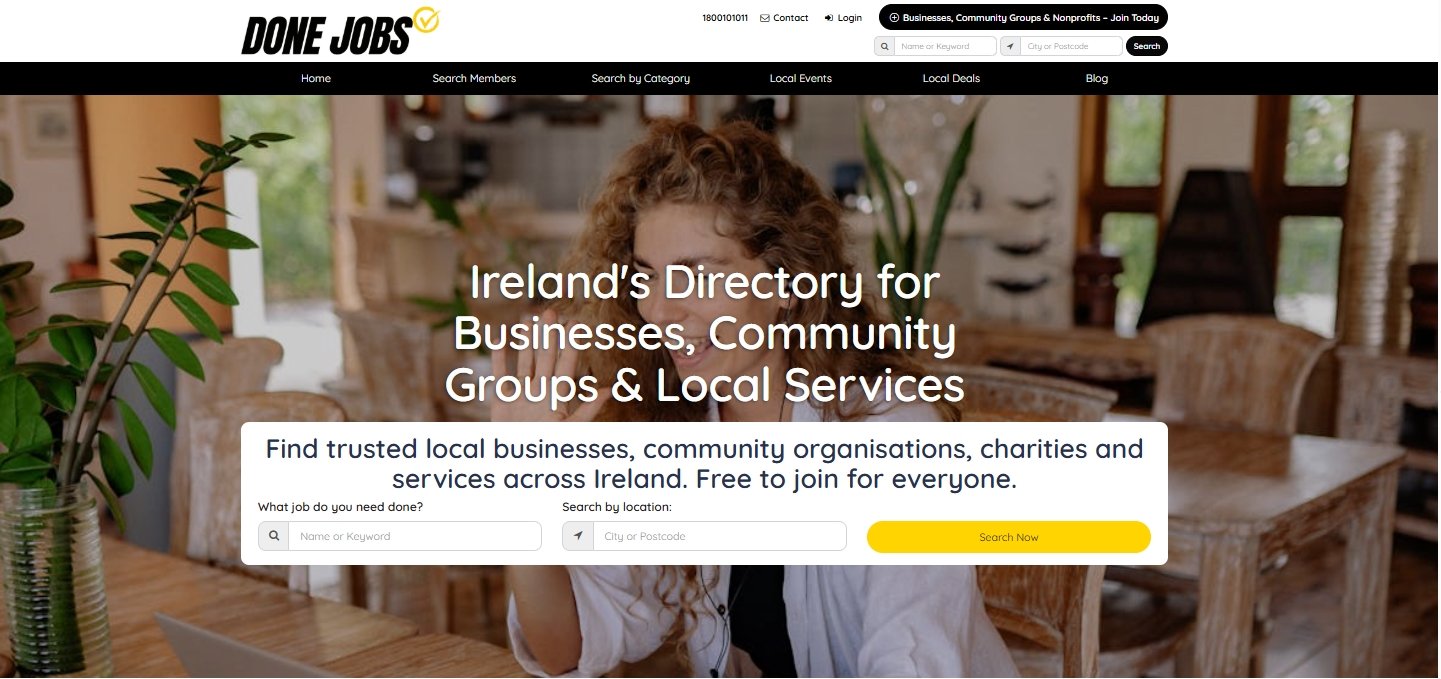 Donejobs.ie - Ireland's Directory for Businesses, Community Groups & Local Services