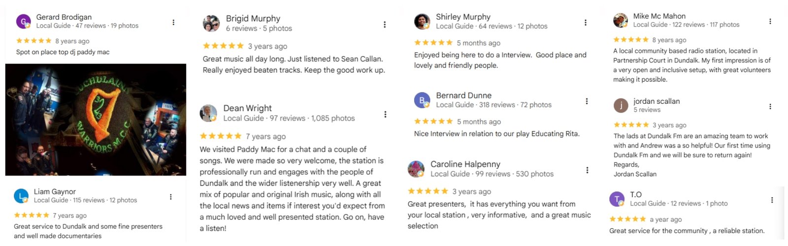 reviews for dundalk fm