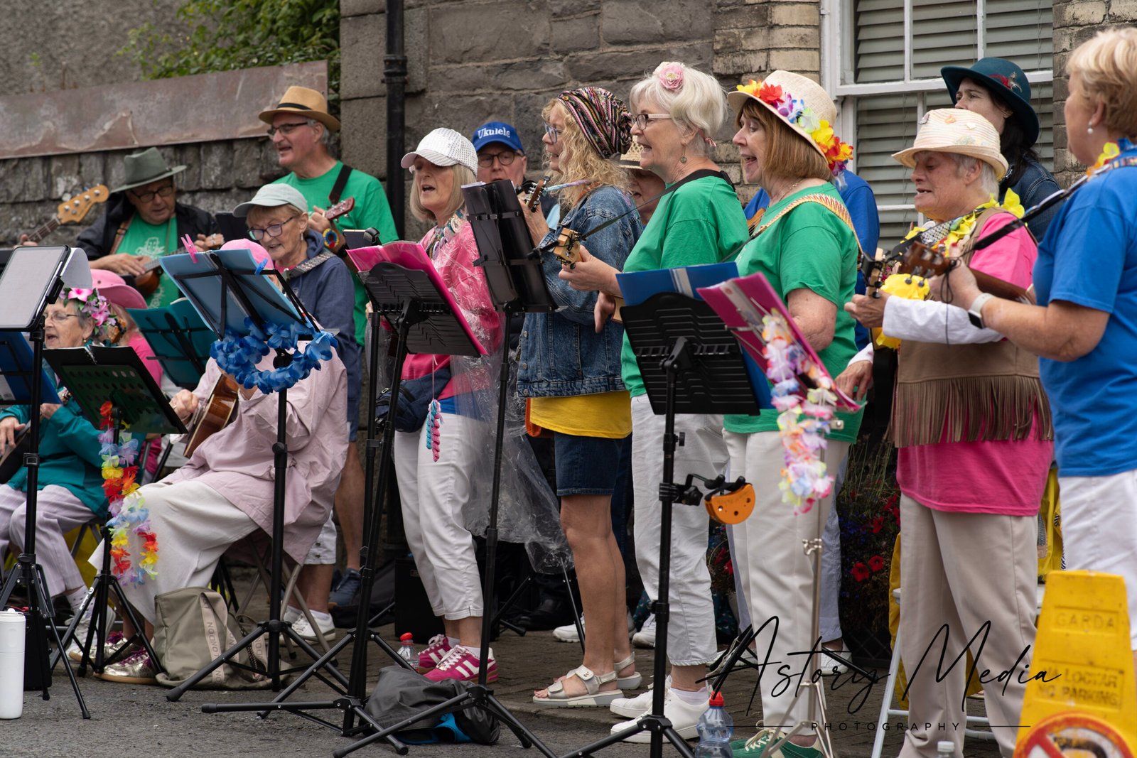 Dundalk Ukulele Strummers performing during Heritage Week in Greenore 2026