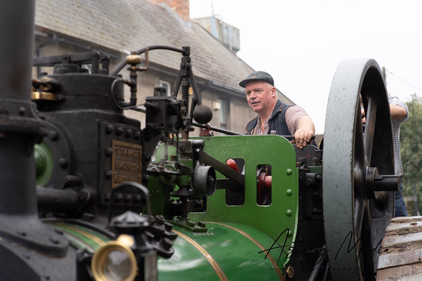 Working steam machine on display at Greenore Heritage Week 2026